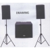 Набор и комплект для аккустических систем Soundking SK S1218A
