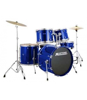Акустическая ударная установка MAXTONE MXC3005 Metallic Blue