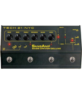 Педали эффектов Tech 21 SansAmp Bass Driver Deluxe