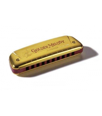 Губная гармоника Hohner Golden Melody Gold C