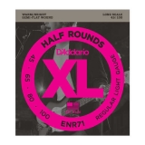 Струны D'Addario ENR71 XL Nickel Half Rounds Bass 45-100