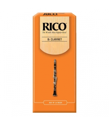 Трости для духовых RICO Bb Clarinet #2.5 - 25 Box